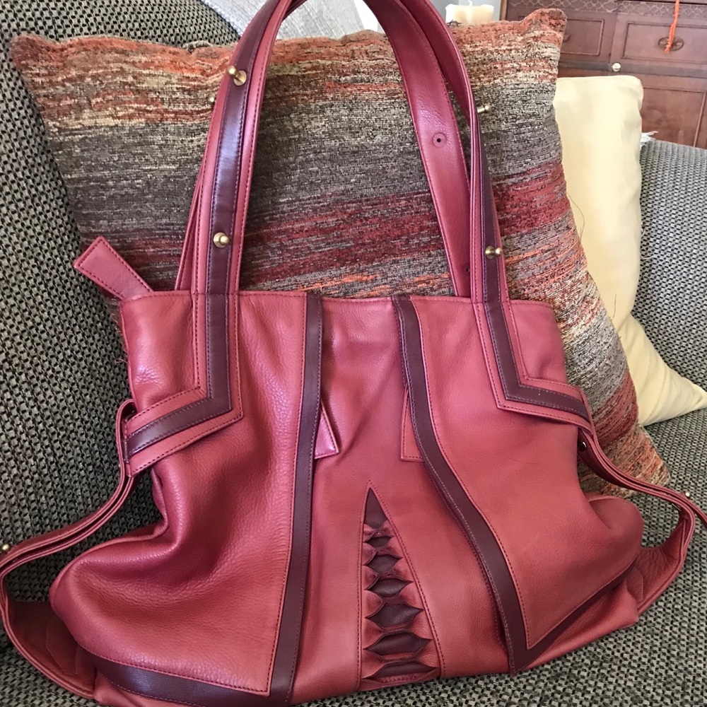 Large leather Handbag